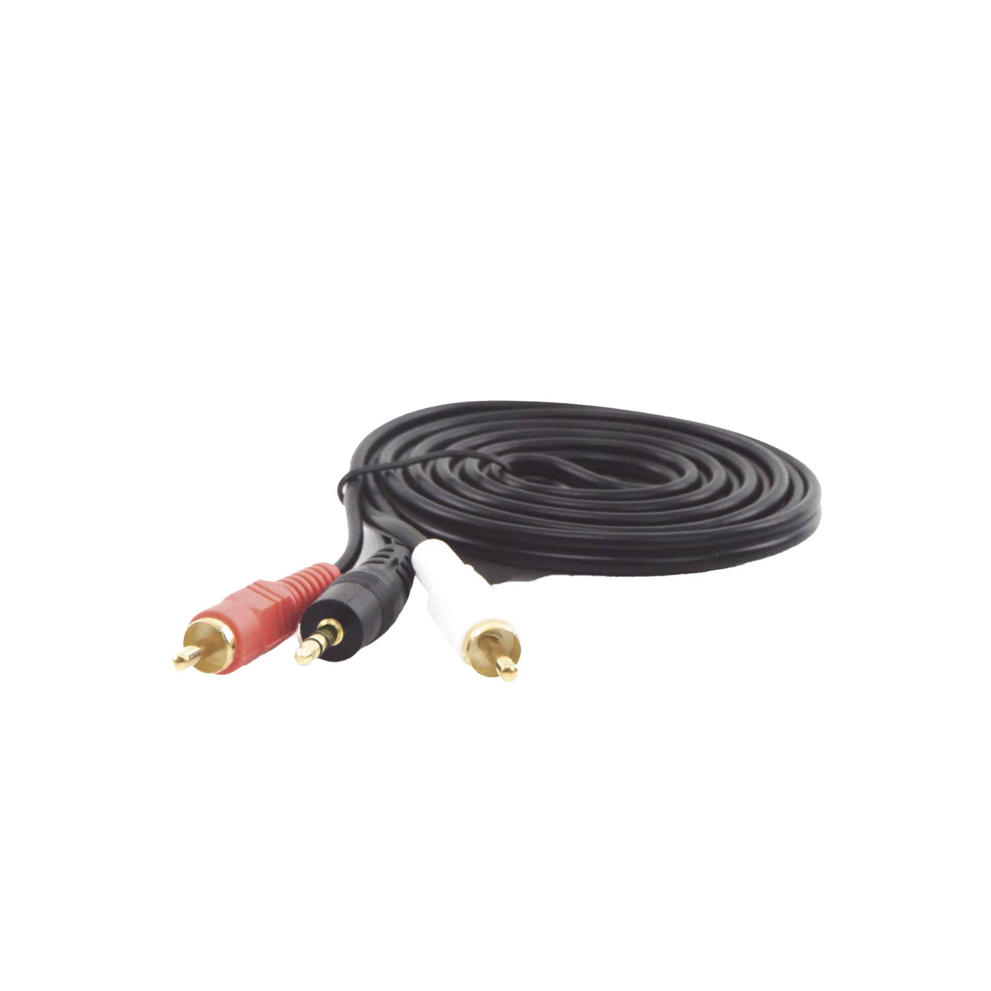 Convertidor 3.5mm Estéreo a 2 RCA Macho 1.83m | para Aplicaciones de Audio | Compatible con Amplificadores VSSL y Epcom ProAudio Convertidor 3.5mm Estéreo a 2 RCA Macho 1.83m | para Aplicaciones de Audio | Compatible con Amplificadores VSSL y Epcom ProAudio